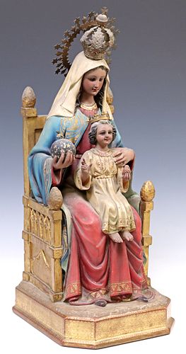 SPANISH PARCEL-GILT &AMP; PAINTED