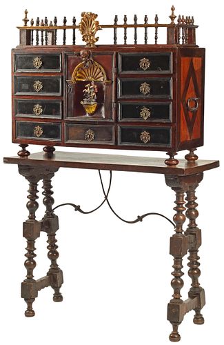 SPANISH PARCEL-GILT &AMP; PAINTED