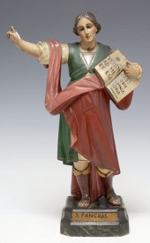 SPANISH POLYCHROME PLASTER SAN