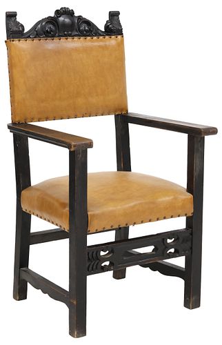 SPANISH RENAISSANCE REVIVAL LEATHER