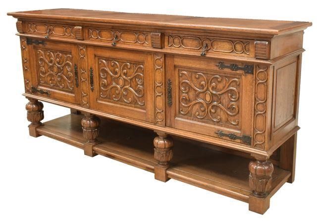 SPANISH RENAISSANCE REVIVAL OAK