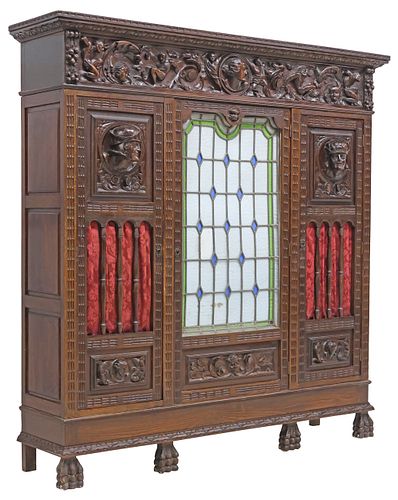 SPANISH RENAISSANCE REVIVAL STAINED