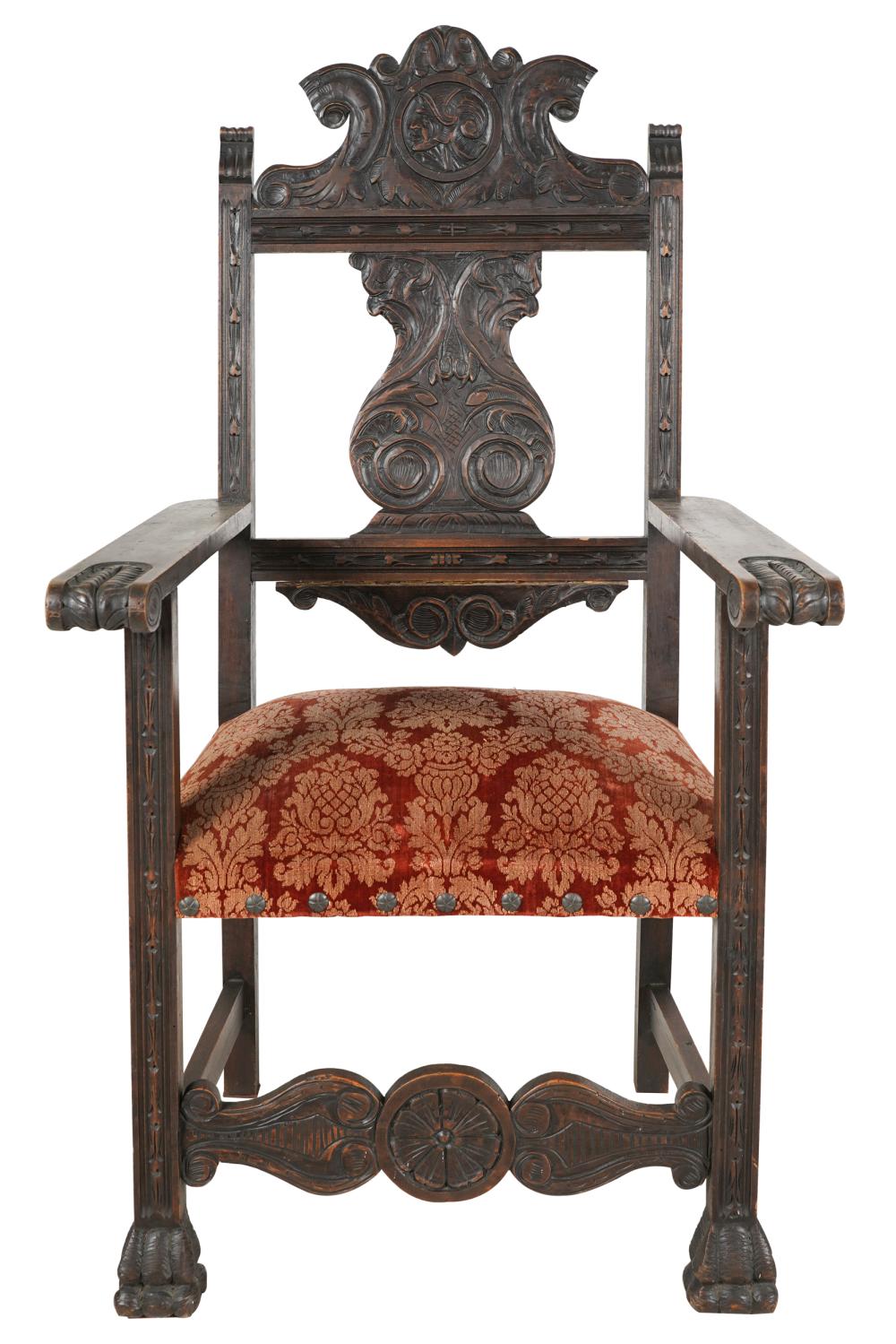 SPANISH REVIVAL CARVED