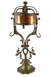 SPANISH REVIVAL STYLE BRASS TA