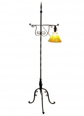 SPANISH REVIVAL-STYLE IRON BRI