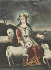 SPANISH SCHOOL OIL PAINTING LA