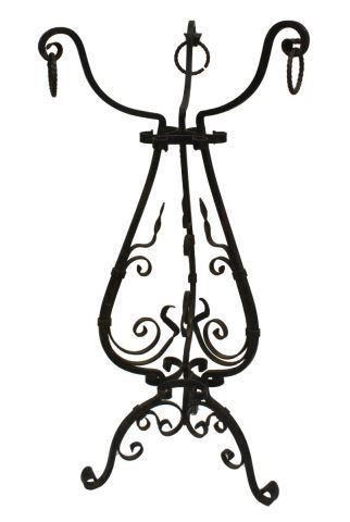 SPANISH SCROLLED WROUGHT IRON PLANT