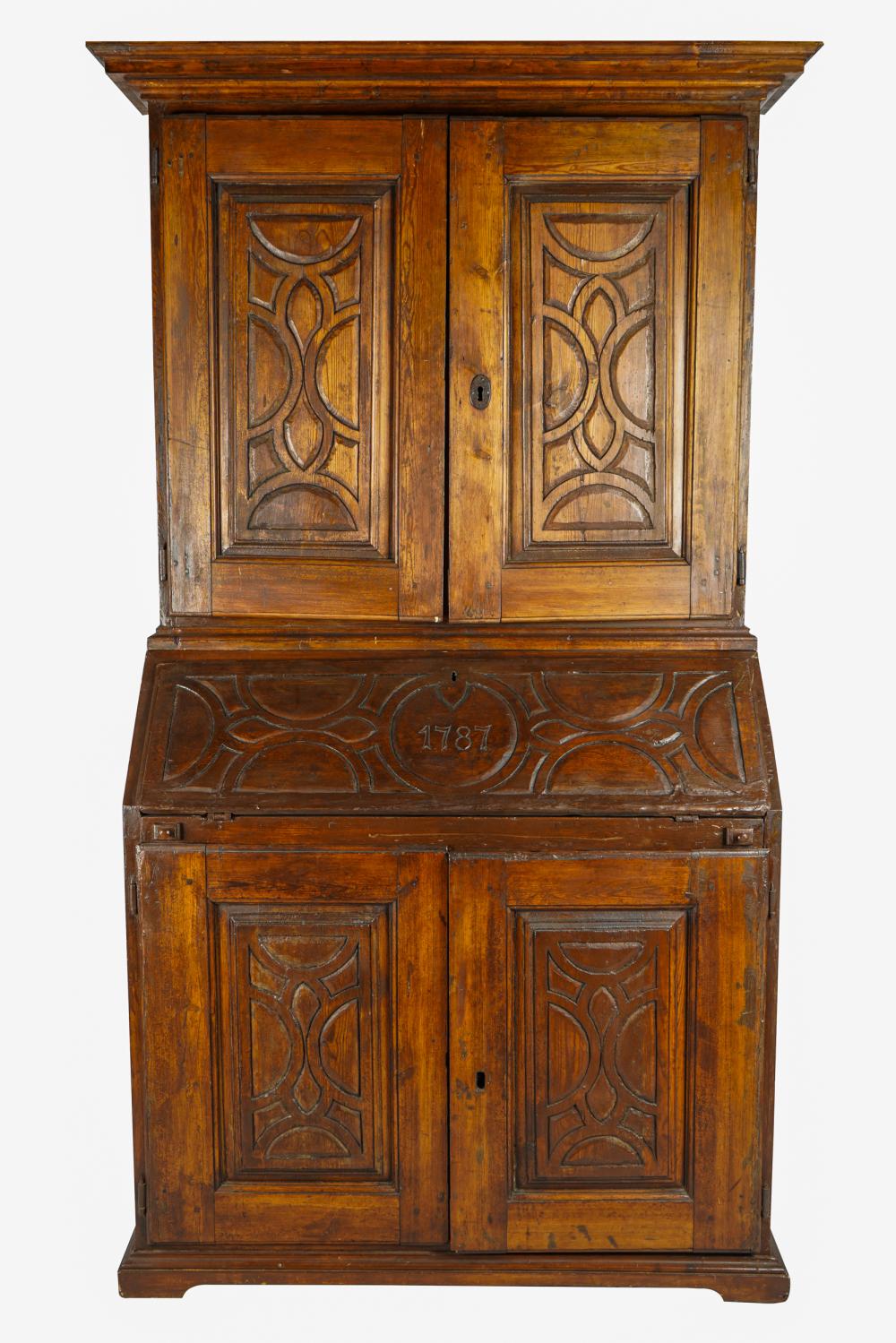 SPANISH SECRETARY BOOKCASEin two