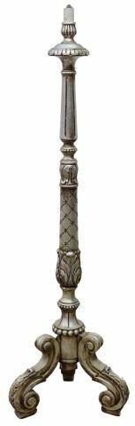 SPANISH SILVER GILT ALTAR LIGHT