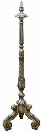 SPANISH SILVER GILT ALTAR LIGH