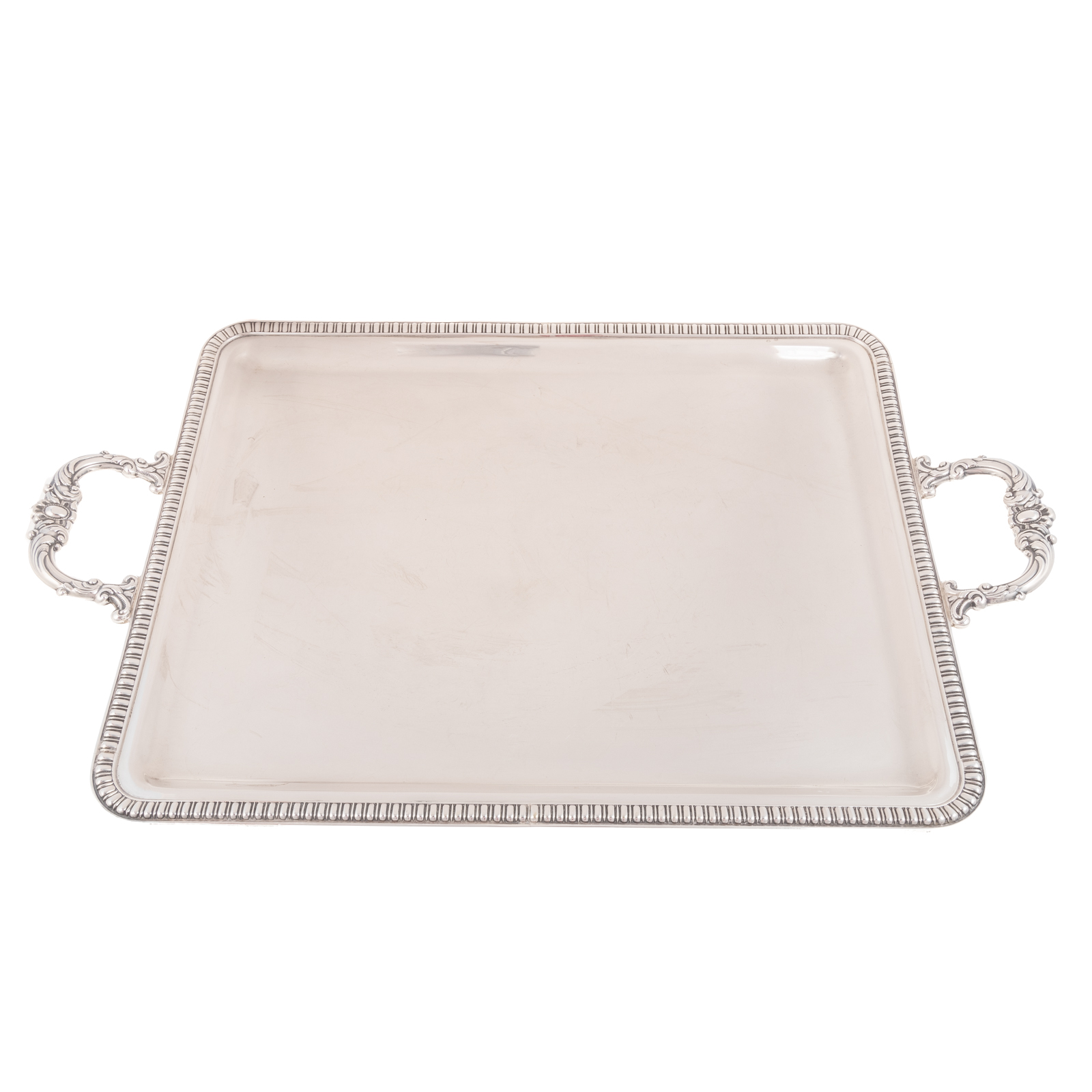 SPANISH SILVER SERVING TRAY 915