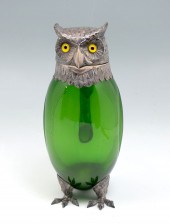 SPANISH STERLING & CUT GLASS O