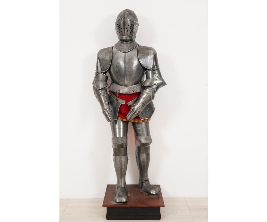 Spanish style metal full suit of