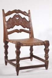 Spanish Walnut Side Chairlate
