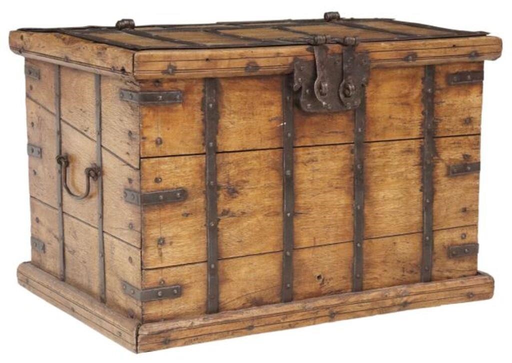 SPANISH WOOD & IRON STRAPWORK
