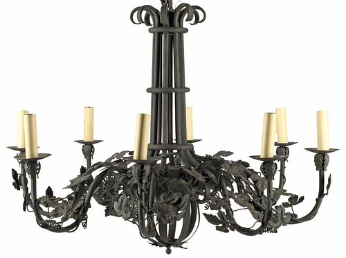SPANISH WROUGHT IRON SCROLLED