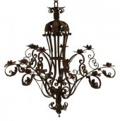 SPANISH WROUGHT IRON & TOLE 12