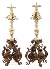 SPANISH WROUGHT IRON, WOOD PRI