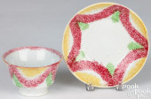 SPATTER FESTOON CUP AND SAUCER