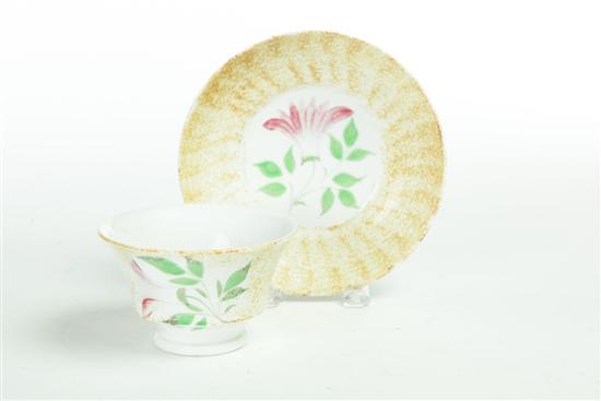 SPATTERWARE HANDLELESS CUP AND