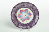 SPATTERWARE PLATE.  England  2