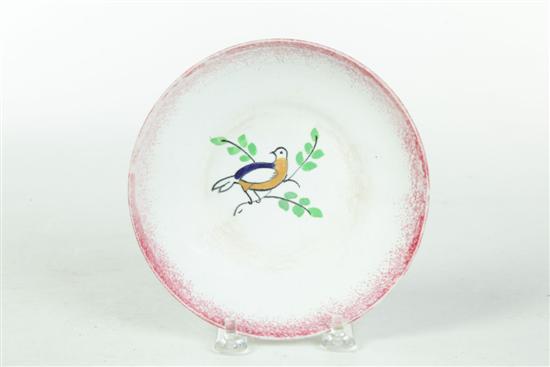 SPATTERWARE SAUCER.  England  2nd