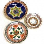 Spatterware three pieces inclu