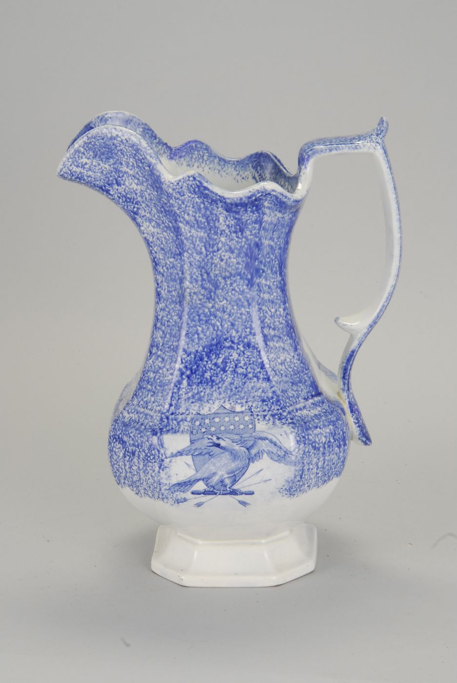 SPATTERWARE WASH PITCHER19th