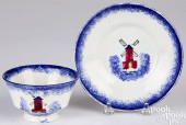SPATTERWARE WINDMILL CUP AND S