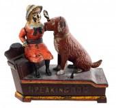 "SPEAKING DOG" MECHANICAL BANK
