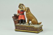 SPEAKING DOG MECHANICAL BANK R