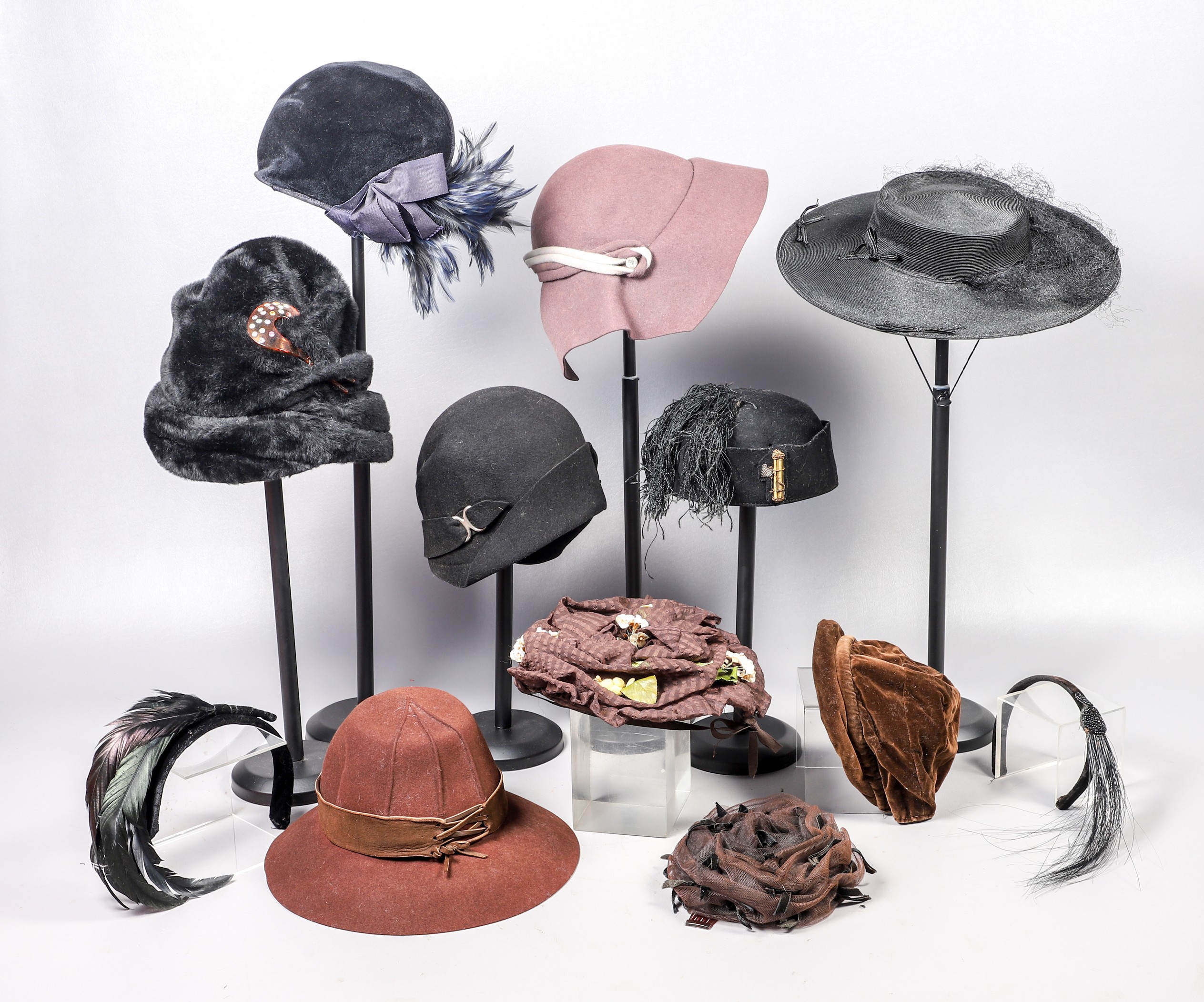 Special vintage hat group to