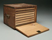 Specimen case, nailed pine con