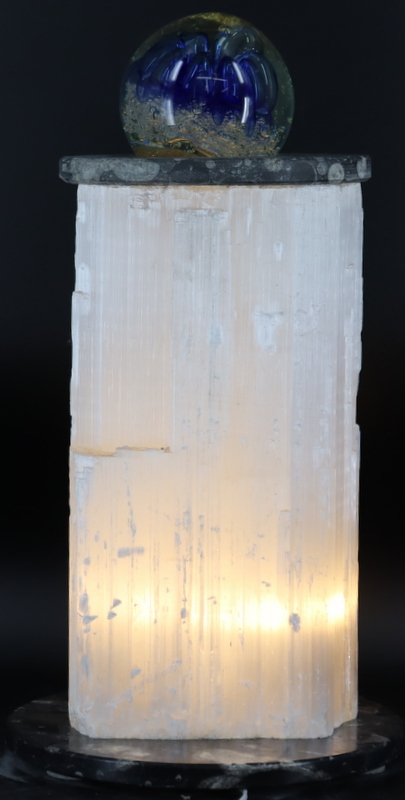 SPECIMEN. ILLUMINATED SELENITE