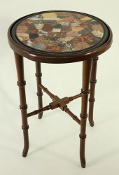 SPECIMEN MARBLE ROUND FAUX BAM