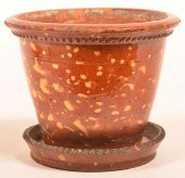 SPECKLE GLAZED REDWARE POTTERY