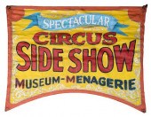 SPECTACULAR CIRCUS SIDE SHOW.