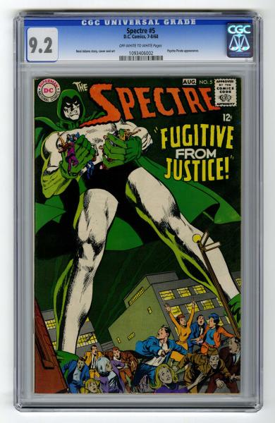 Spectre #5 CGC 9.2 D.C. Comics
