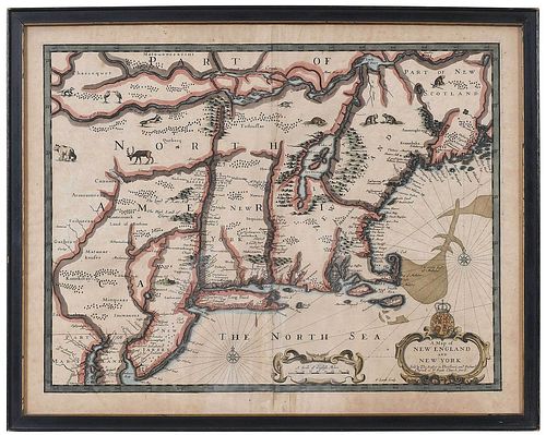 SPEED - A MAP OF NEW ENGLAND AND