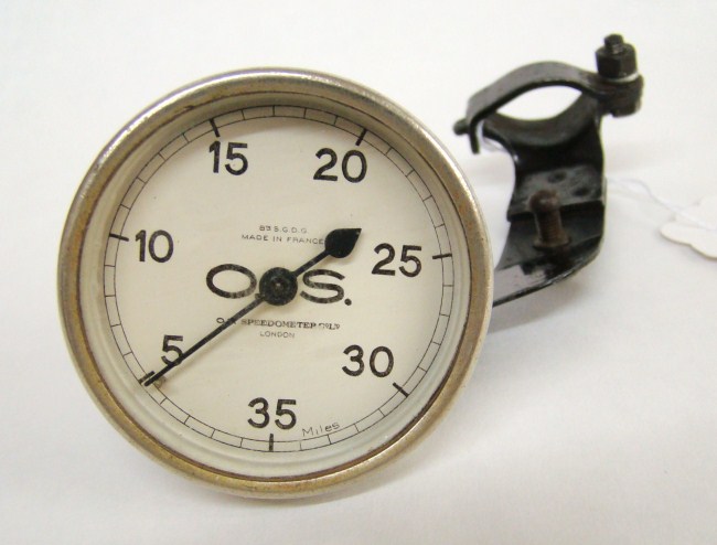 Speedometer - Fork blade mount tire