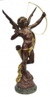 SPELTER 'EROS' SCULPTURE AFTER