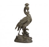 SPELTER SCULPTURE, ALPHONSE AL
