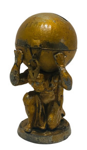 SPELTER & TIN STILL BANK - WOR