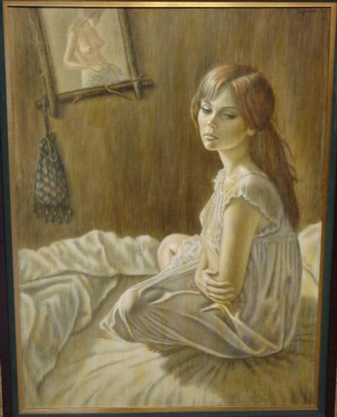 Spencer, American, 20th c, O/C,