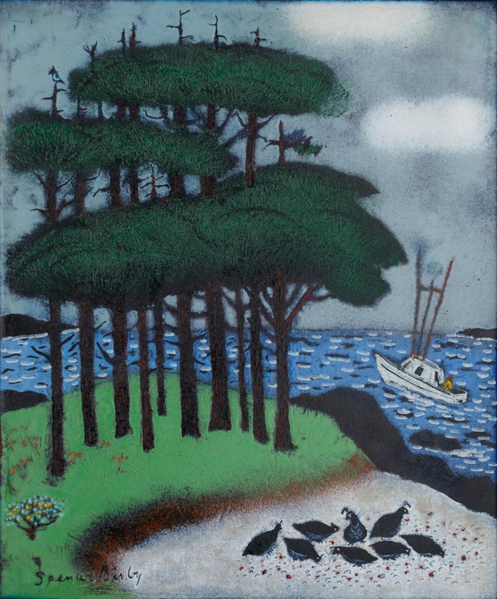 SPENCER BISBY (1908-1989), BIRDS BY