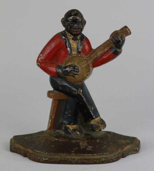 SPENCER BLACK MUSICIAN DOORSTOP