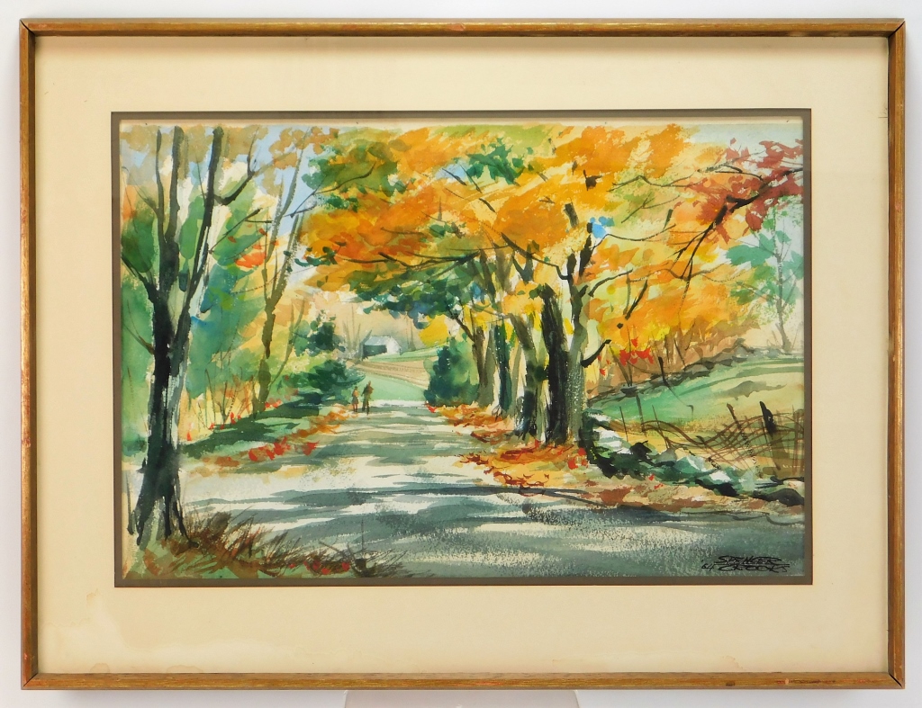 SPENCER CROOKS AUTUMNAL LANDSCAPE