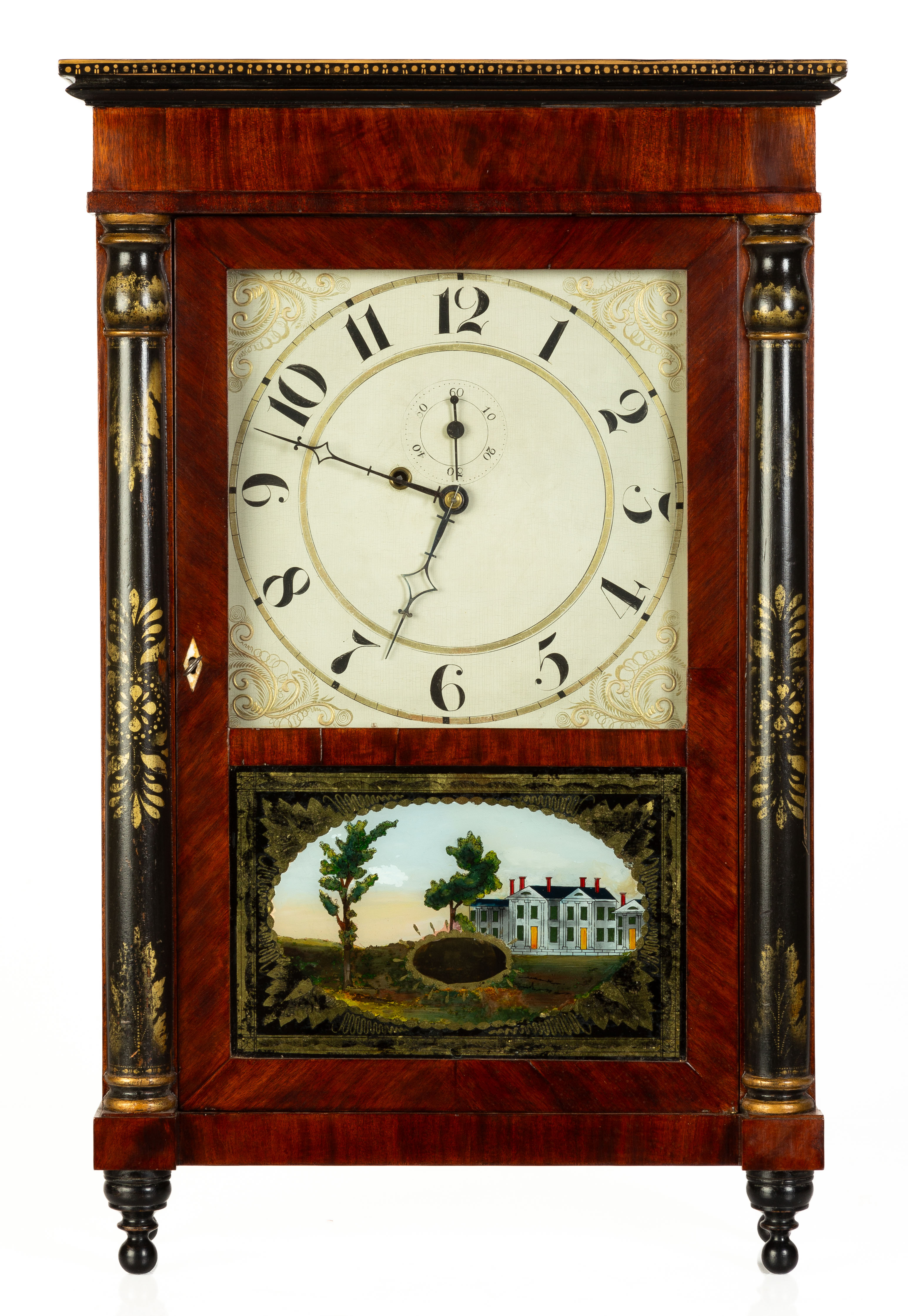 SPENCER HOTCHKISS & CO. SHELF CLOCK