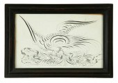 SPENCERIAN DRAWING.  Probably