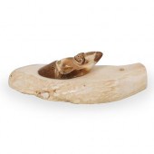 SPERM WHALE CARVED BONE AND GO